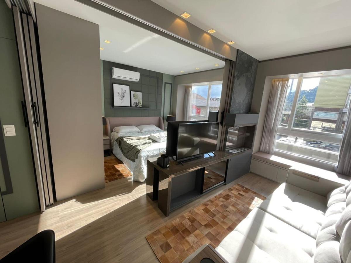 Loft Novo Aconchegante A 500M Da Rua Coberta Daire Gramado Dış mekan fotoğraf