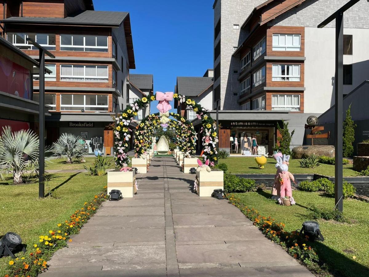 Loft Novo Aconchegante A 500M Da Rua Coberta Daire Gramado Dış mekan fotoğraf